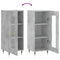 vidaXL Sideboard Concrete Grey 34.5x34x90 cm Engineered Wood
