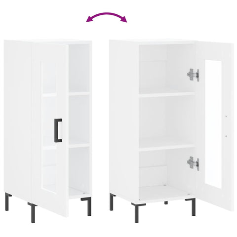 vidaXL Sideboard White 34.5x34x90 cm Engineered Wood