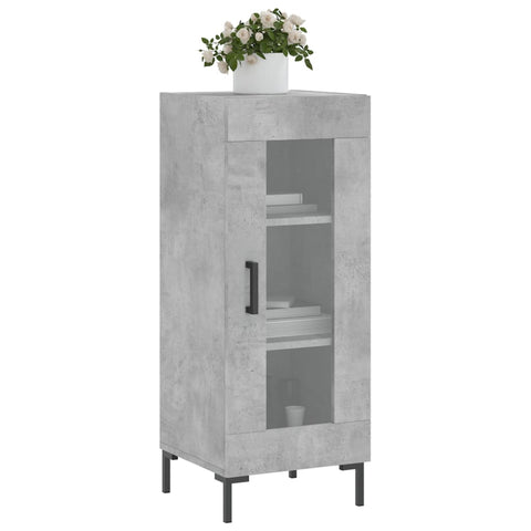 vidaXL Sideboard Concrete Grey 34.5x34x90 cm Engineered Wood