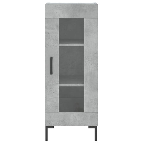 vidaXL Sideboard Concrete Grey 34.5x34x90 cm Engineered Wood
