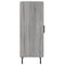 vidaXL Sideboard Grey Sonoma 34.5x34x90 cm Engineered Wood