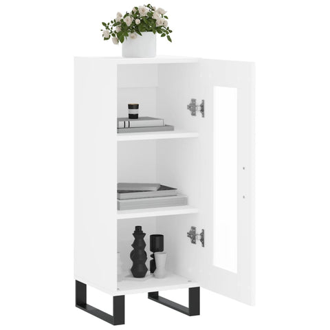 vidaXL Sideboard White 34.5x34x90 cm Engineered Wood