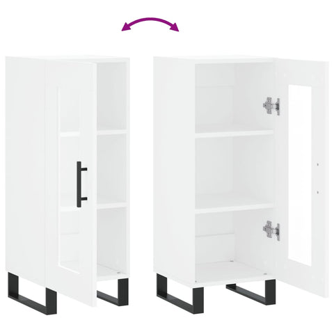 vidaXL Sideboard White 34.5x34x90 cm Engineered Wood