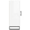 vidaXL Sideboard High Gloss White 34.5x34x90 cm Engineered Wood