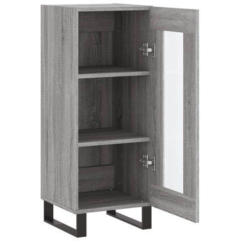 vidaXL Sideboard Grey Sonoma 34.5x34x90 cm Engineered Wood