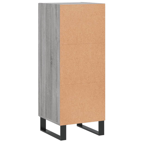 vidaXL Sideboard Grey Sonoma 34.5x34x90 cm Engineered Wood