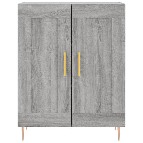 vidaXL Sideboard Grey Sonoma 69.5x34x90 cm Engineered Wood