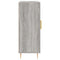 vidaXL Sideboard Grey Sonoma 69.5x34x90 cm Engineered Wood