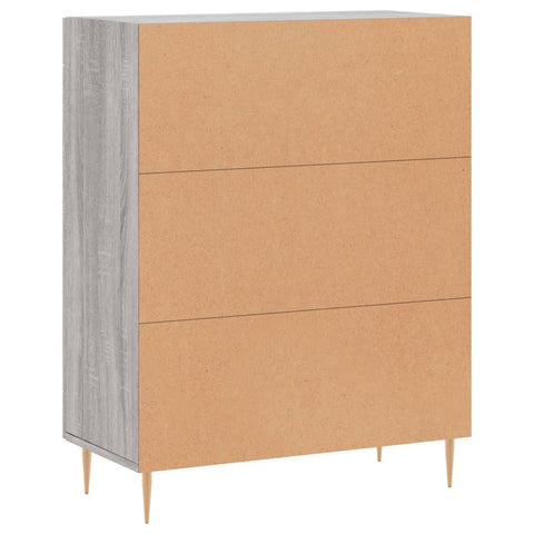vidaXL Sideboard Grey Sonoma 69.5x34x90 cm Engineered Wood