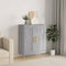 vidaXL Sideboard Grey Sonoma 69.5x34x90 cm Engineered Wood