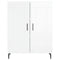vidaXL Sideboard High Gloss White 69.5x34x90 cm Engineered Wood