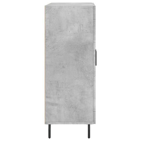 vidaXL Sideboard Concrete Grey 69.5x34x90 cm Engineered Wood