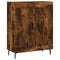 vidaXL Sideboard Smoked Oak 69.5x34x90 cm Engineered Wood