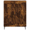 vidaXL Sideboard Smoked Oak 69.5x34x90 cm Engineered Wood
