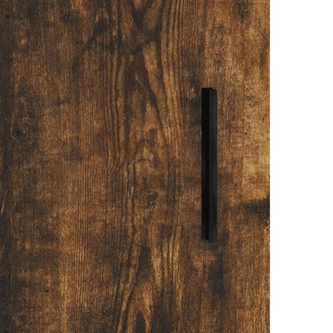 vidaXL Sideboard Smoked Oak 69.5x34x90 cm Engineered Wood