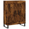 vidaXL Sideboard Smoked Oak 69.5x34x90 cm Engineered Wood
