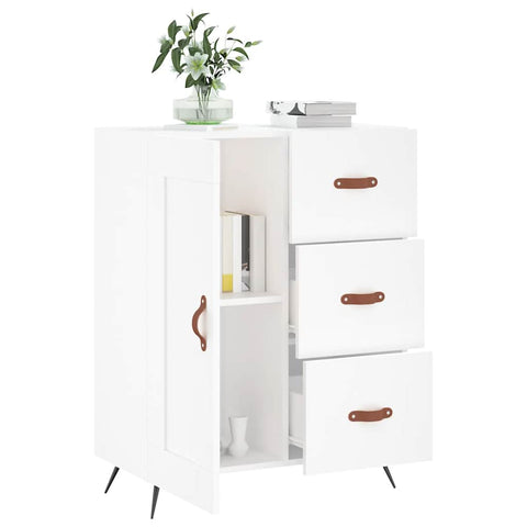 vidaXL Sideboard White 69.5x34x90 cm Engineered Wood