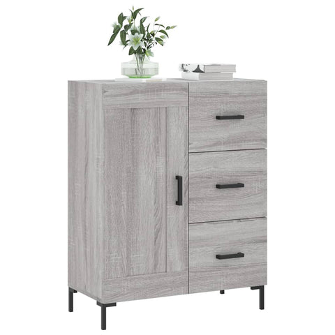 vidaXL Sideboard Grey Sonoma 69.5x34x90 cm Engineered Wood