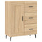 vidaXL Sideboard Sonoma Oak 69.5x34x90 cm Engineered Wood
