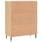 vidaXL Sideboard Sonoma Oak 69.5x34x90 cm Engineered Wood