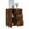 vidaXL Sideboard Smoked Oak 69.5x34x90 cm Engineered Wood