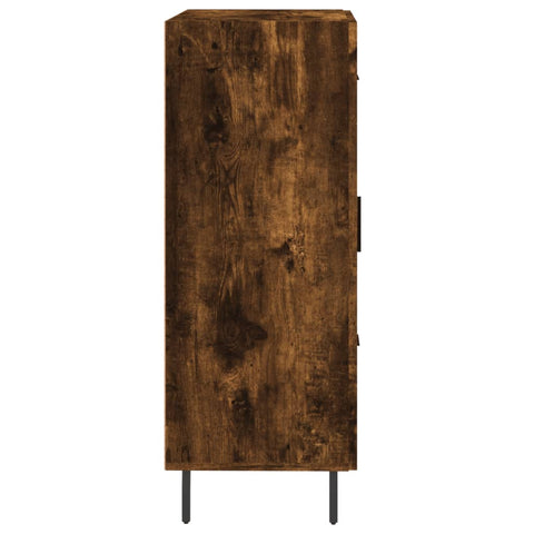 vidaXL Sideboard Smoked Oak 69.5x34x90 cm Engineered Wood