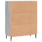 vidaXL Sideboard Grey Sonoma 69.5x34x90 cm Engineered Wood