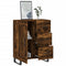 vidaXL Sideboard Smoked Oak 69.5x34x90 cm Engineered Wood