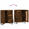 vidaXL Sideboard Smoked Oak 69.5x34x90 cm Engineered Wood