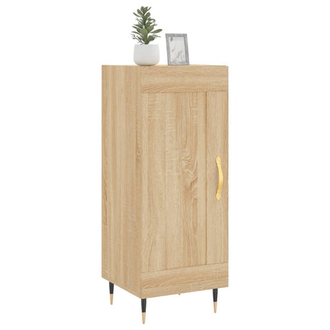 vidaXL Sideboard Sonoma Oak 34.5x34x90 cm Engineered Wood