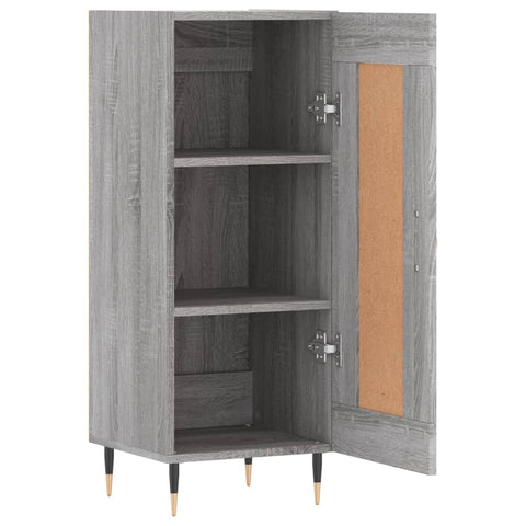 vidaXL Sideboard Grey Sonoma 34.5x34x90 cm Engineered Wood