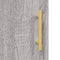 vidaXL Sideboard Grey Sonoma 34.5x34x90 cm Engineered Wood