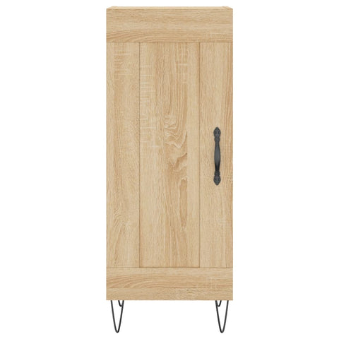 vidaXL Sideboard Sonoma Oak 34.5x34x90 cm Engineered Wood