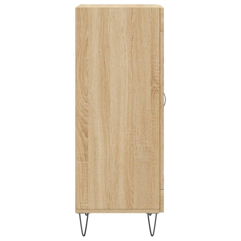 vidaXL Sideboard Sonoma Oak 34.5x34x90 cm Engineered Wood