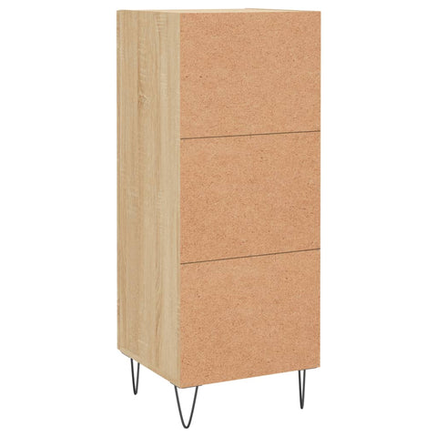 vidaXL Sideboard Sonoma Oak 34.5x34x90 cm Engineered Wood