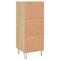 vidaXL Sideboard Sonoma Oak 34.5x34x90 cm Engineered Wood