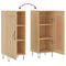 vidaXL Sideboard Sonoma Oak 34.5x34x90 cm Engineered Wood