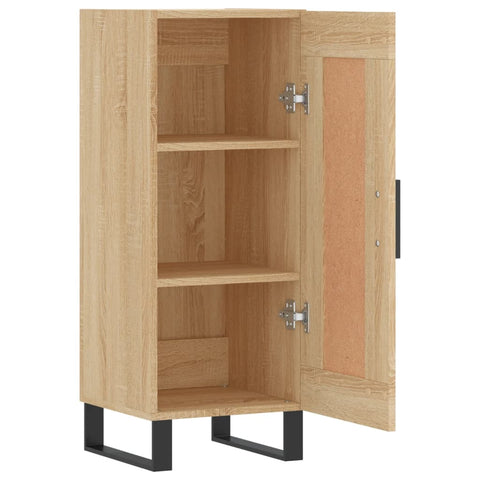 vidaXL Sideboard Sonoma Oak 34.5x34x90 cm Engineered Wood
