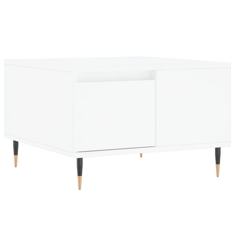 vidaXL Coffee Table White 55x55x36.5 cm Engineered Wood