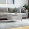 vidaXL Coffee Table Concrete Grey 55x55x36.5 cm Engineered Wood