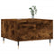 vidaXL Coffee Table Smoked Oak 55x55x36.5 cm Engineered Wood
