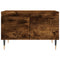 vidaXL Coffee Table Smoked Oak 55x55x36.5 cm Engineered Wood