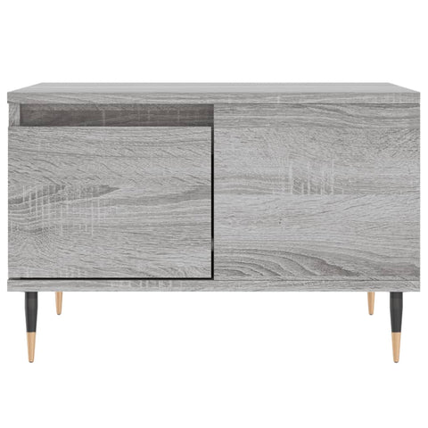 vidaXL Coffee Table Grey Sonoma 55x55x36.5 cm Engineered Wood