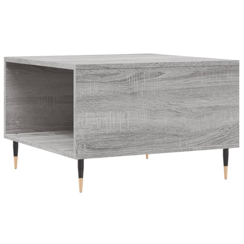 vidaXL Coffee Table Grey Sonoma 55x55x36.5 cm Engineered Wood