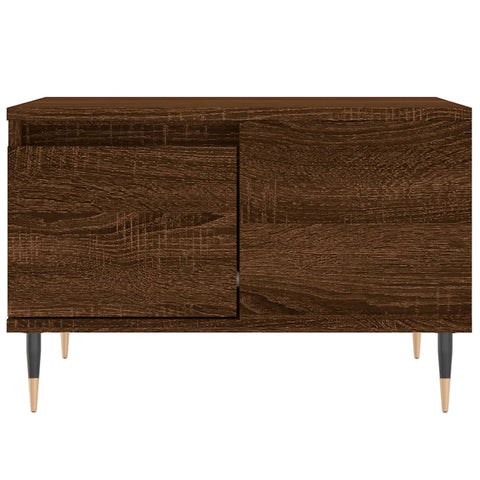 vidaXL Coffee Table Brown Oak 55x55x36.5 cm Engineered Wood
