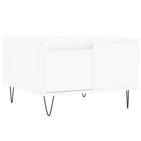 vidaXL Coffee Table White 55x55x36.5 cm Engineered Wood