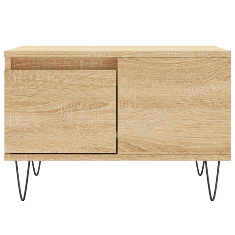 vidaXL Coffee Table Sonoma Oak 55x55x36.5 cm Engineered Wood