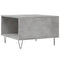 vidaXL Coffee Table Concrete Grey 55x55x36.5 cm Engineered Wood