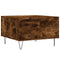 vidaXL Coffee Table Smoked Oak 55x55x36.5 cm Engineered Wood
