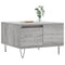 vidaXL Coffee Table Grey Sonoma 55x55x36.5 cm Engineered Wood